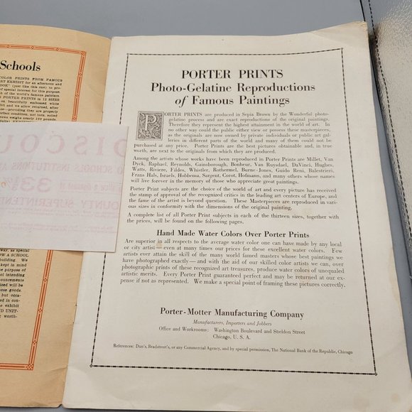 The Picture Book Catalog Prints of Famous Paintings to Loan for School Exhibits - Picture 9 of 11